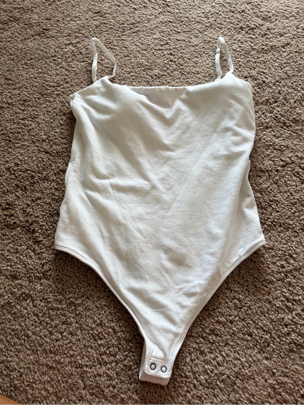 Abercrombie Bra-free White Bodysuit